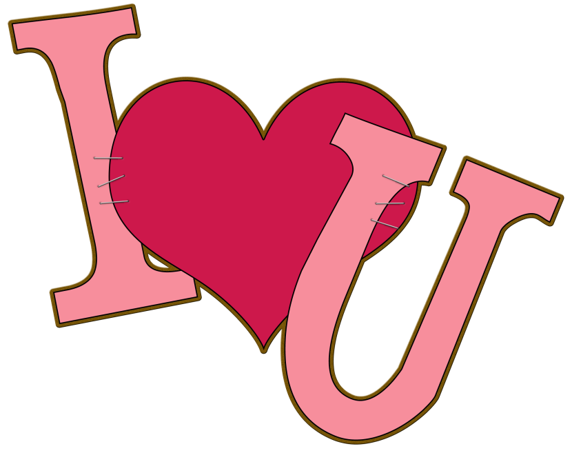 best I love you clipart #35941