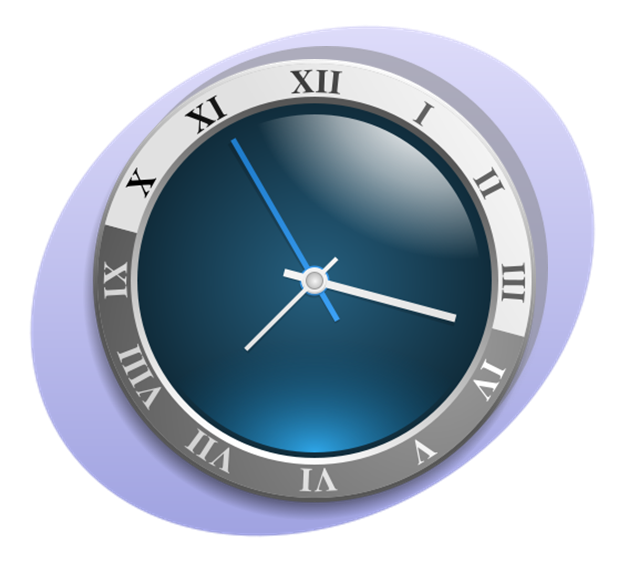 blue history clock transparent image #15128