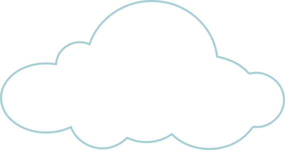 clouds clipart clear background pencil color #7352