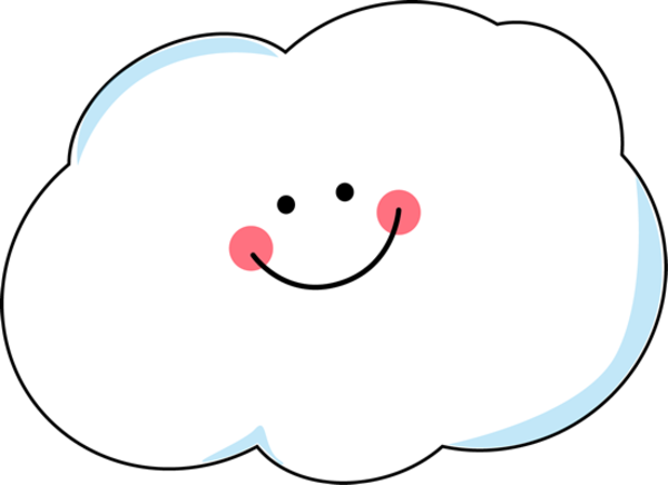 happy cloud images clipart #7368