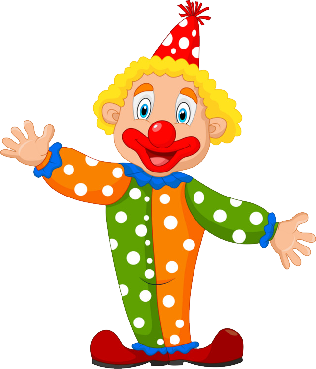 happy clown face clipart