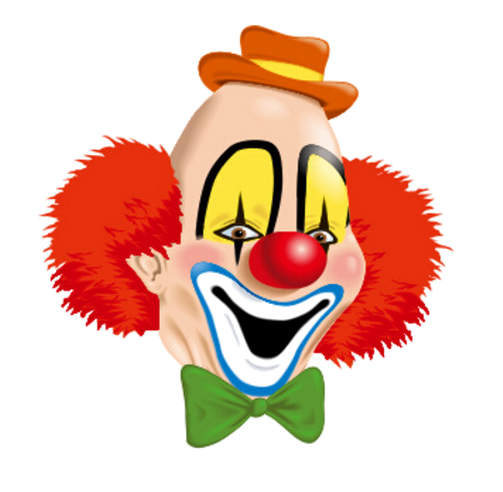 download clown head png #39844