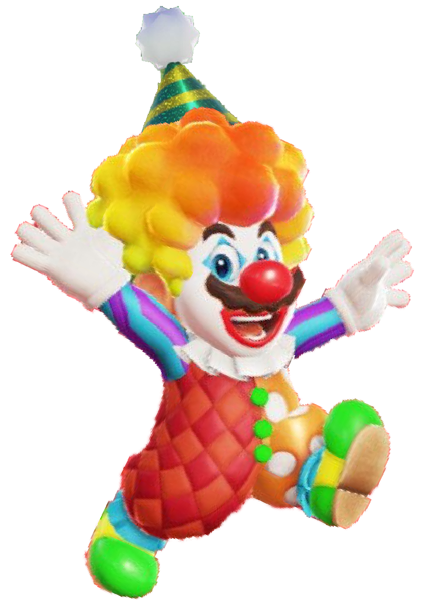 image clown mario png #39835