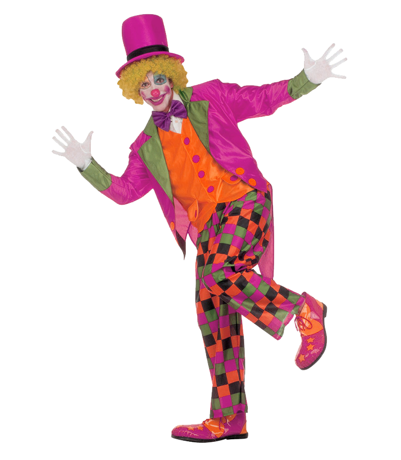pink clown transparent background #39828