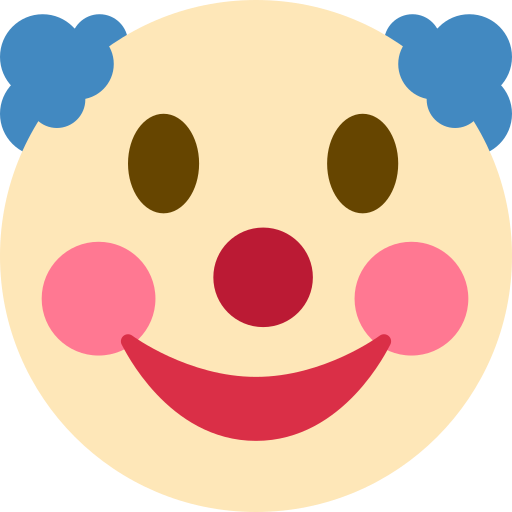 Clown Smiley - T Shirt Roblox Musculos Emoji,Clown Emoticon - free  transparent emoji 