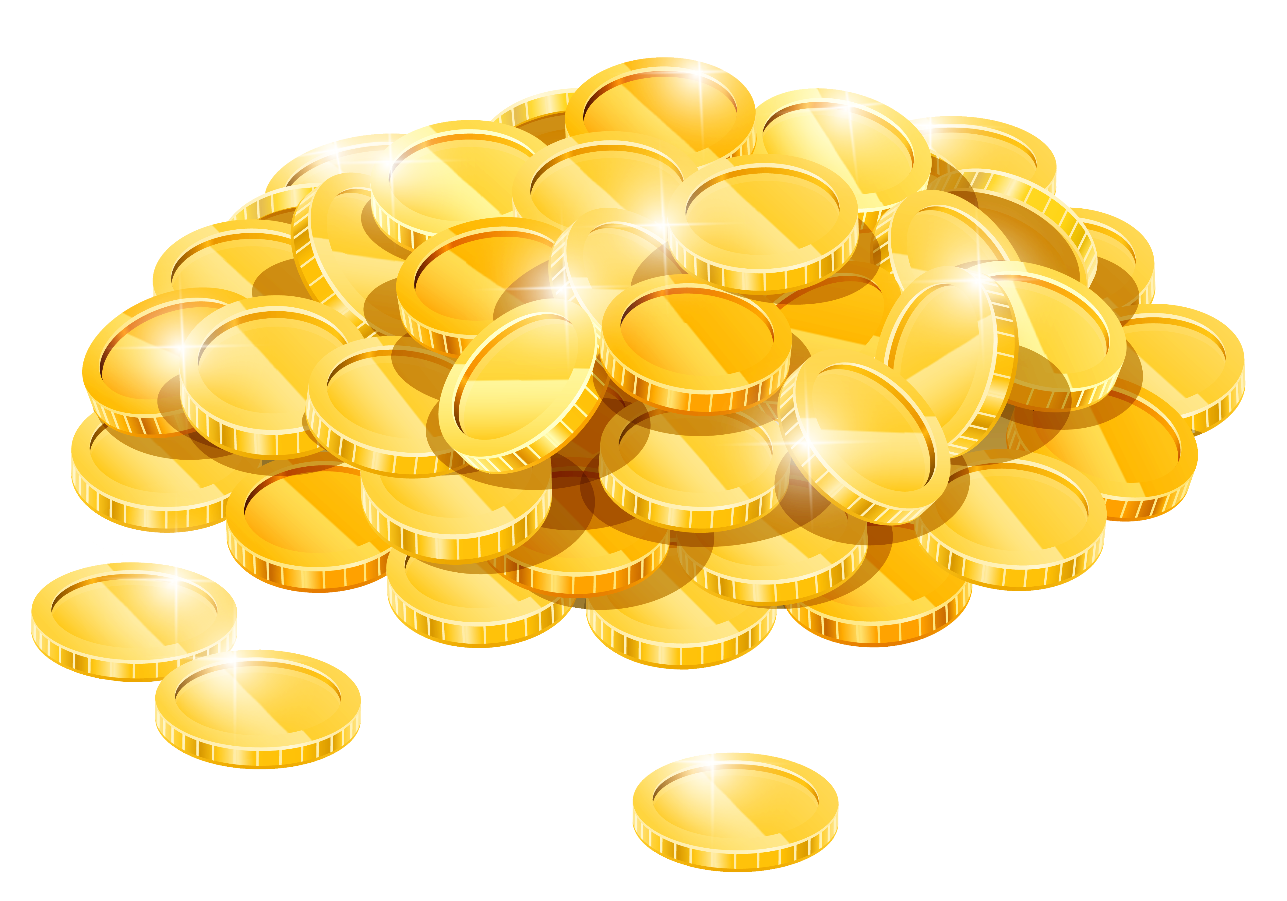 Collecting Money Clipart Coins