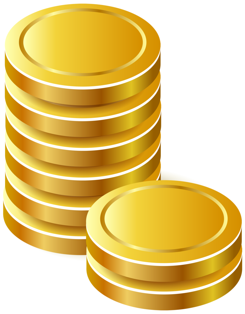 gold coins png clipart #16584