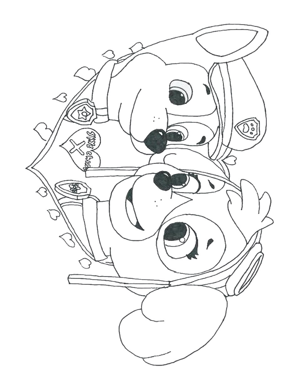 coloring page paw patrol badges of paw patrol pictures #2638