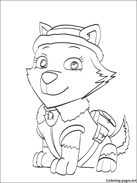 coloring pages of paw patrol halloween #2650