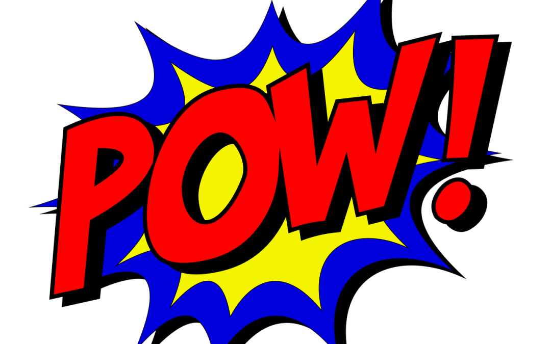 comic pow explosion logo #40789