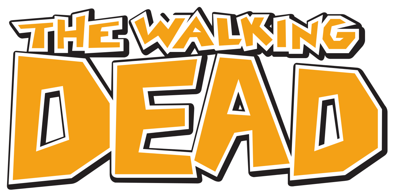 the walking dead comic logo yellow colors #40781