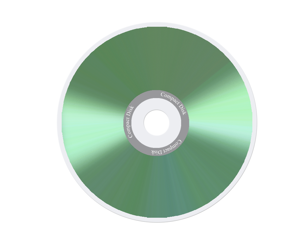 compact disc green symbol png logo #6284