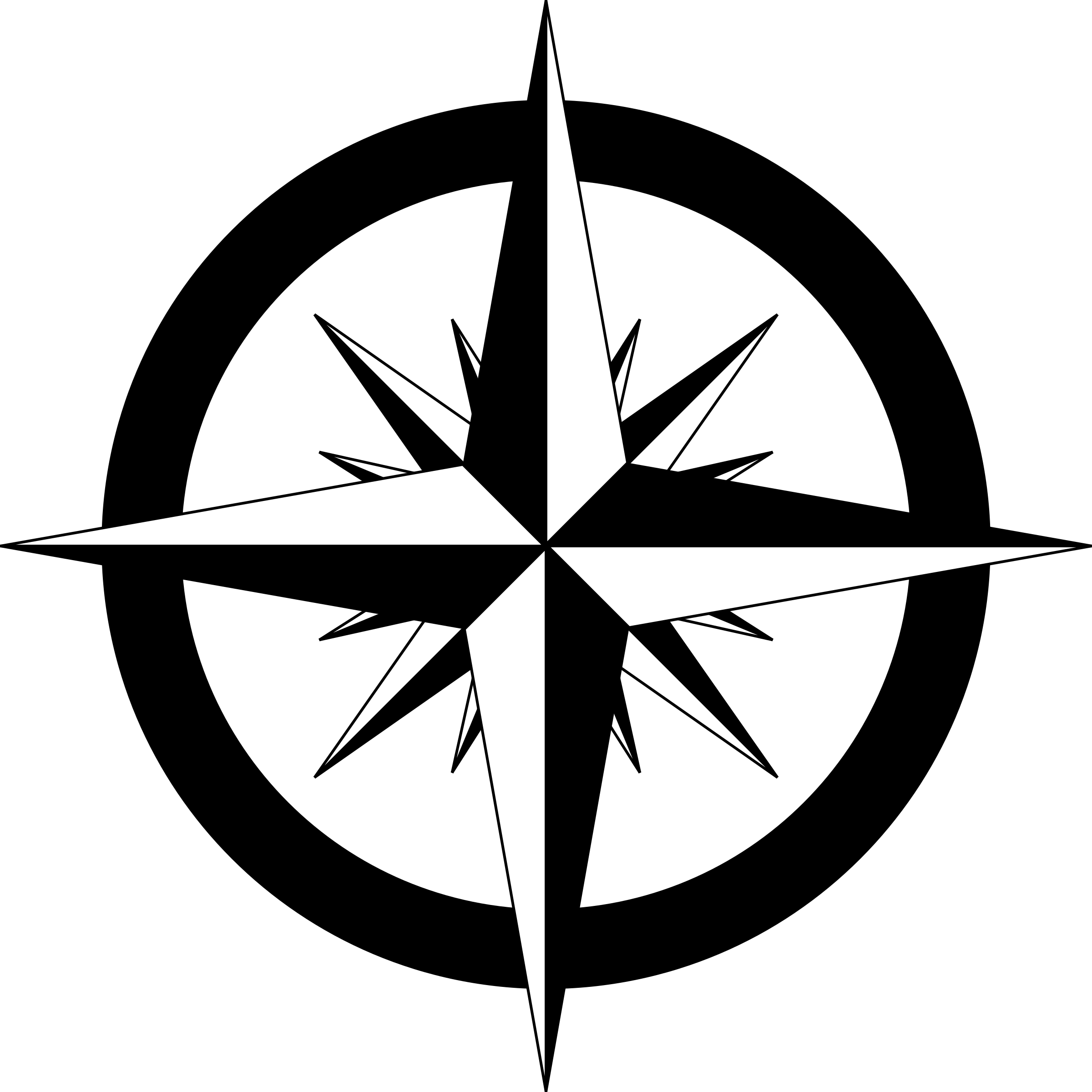 compass rose vector clipart image photo #17134