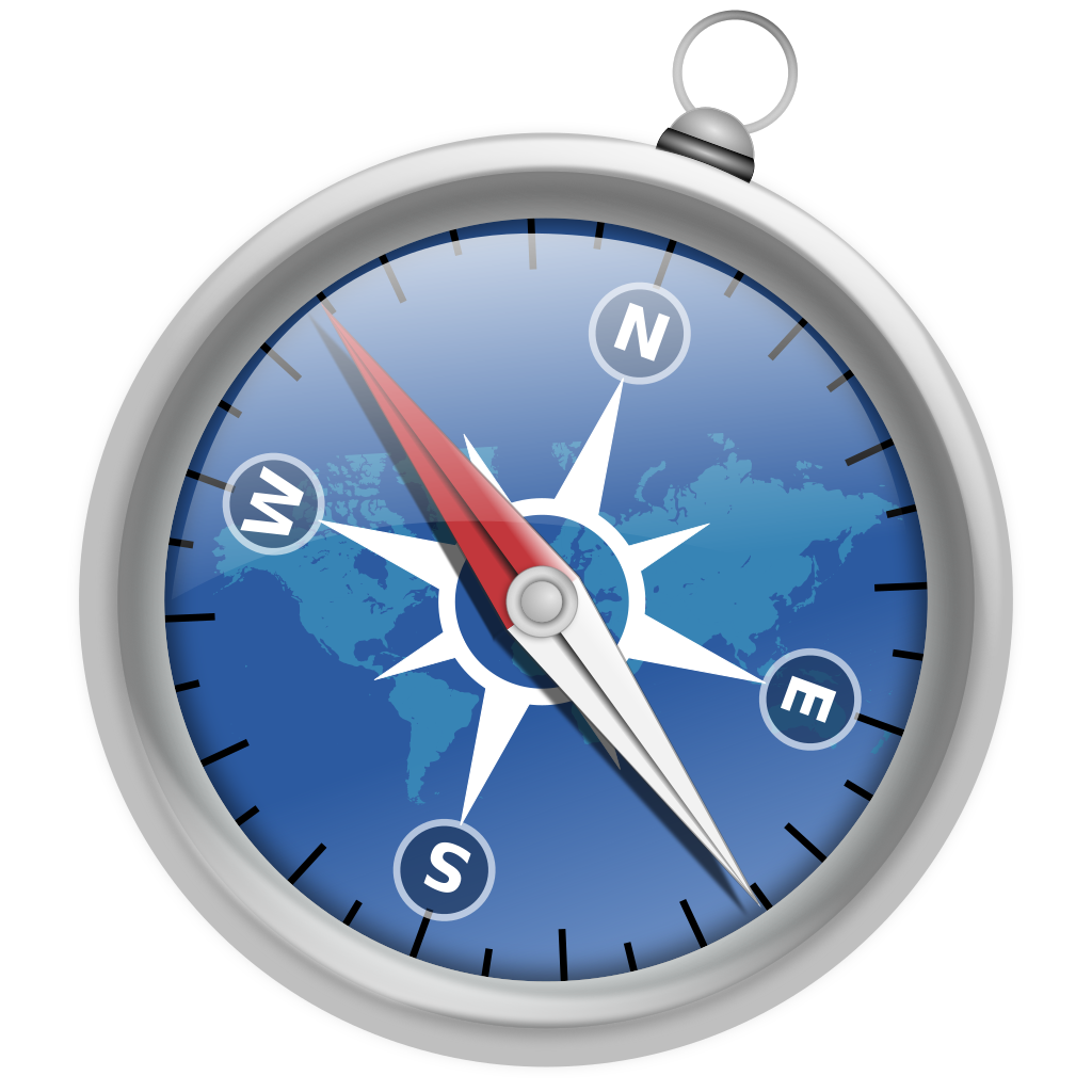 transparent compass icon matte png image #17136