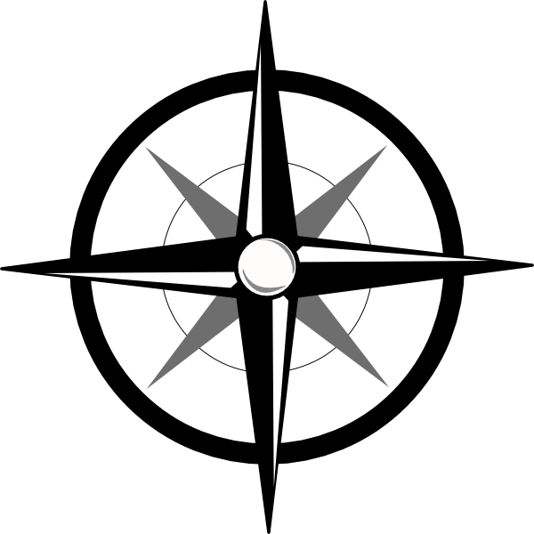 simple compass clip art clkerm vector clip art #17099