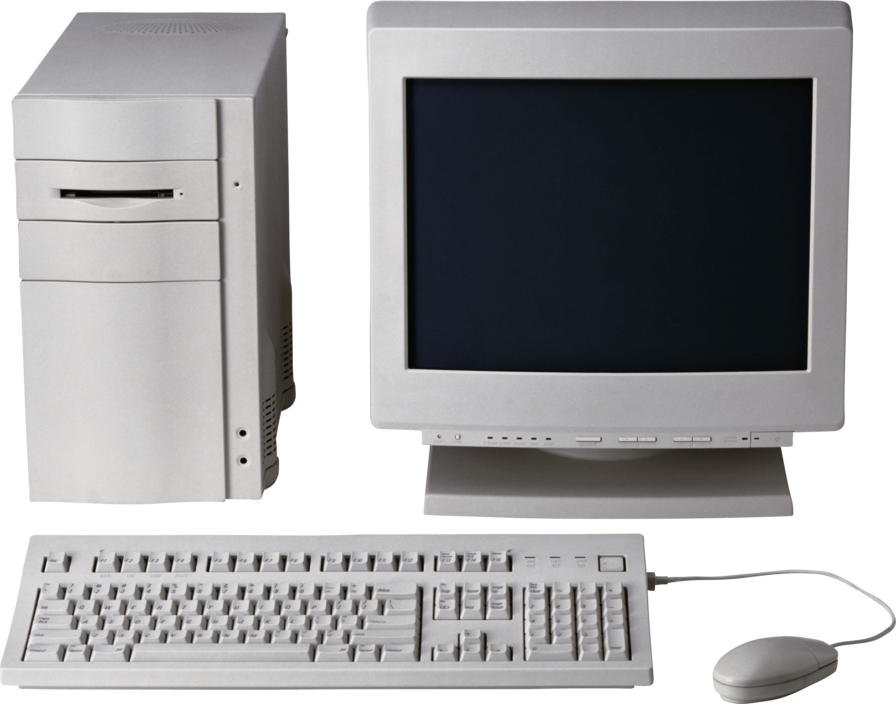 White computer desktop png image