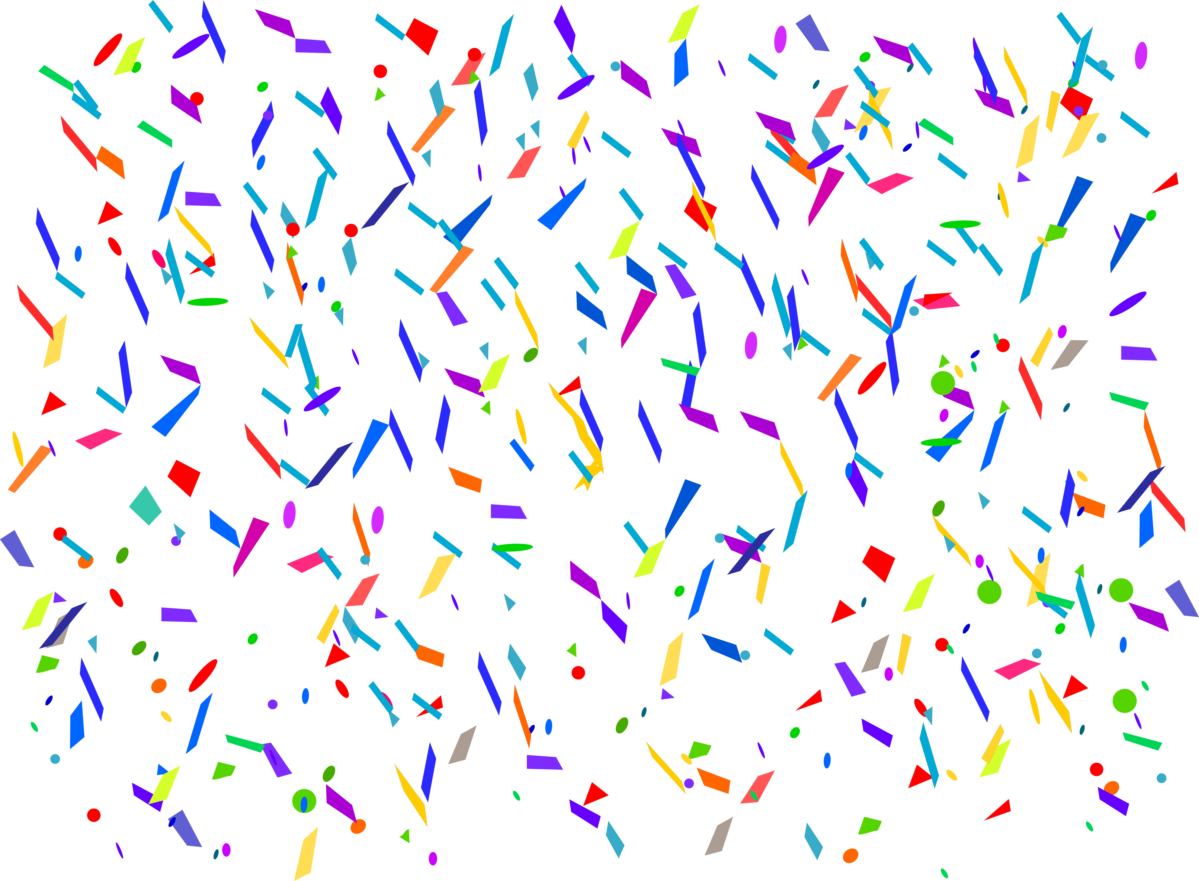 confetti background transparent #8816