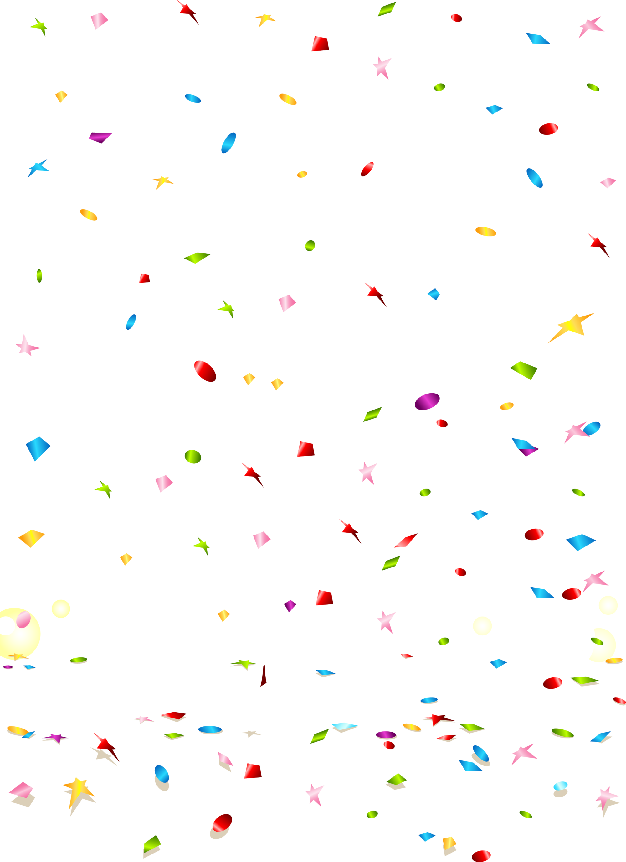 confetti transparent pictures #8800