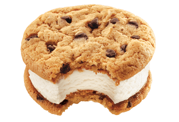 mrs fields chocolate chip cookie ice cream sandwich #23061