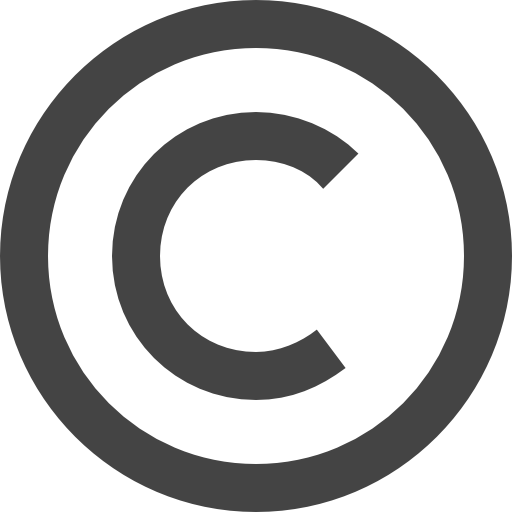 copyright symbol shapes icons #28780