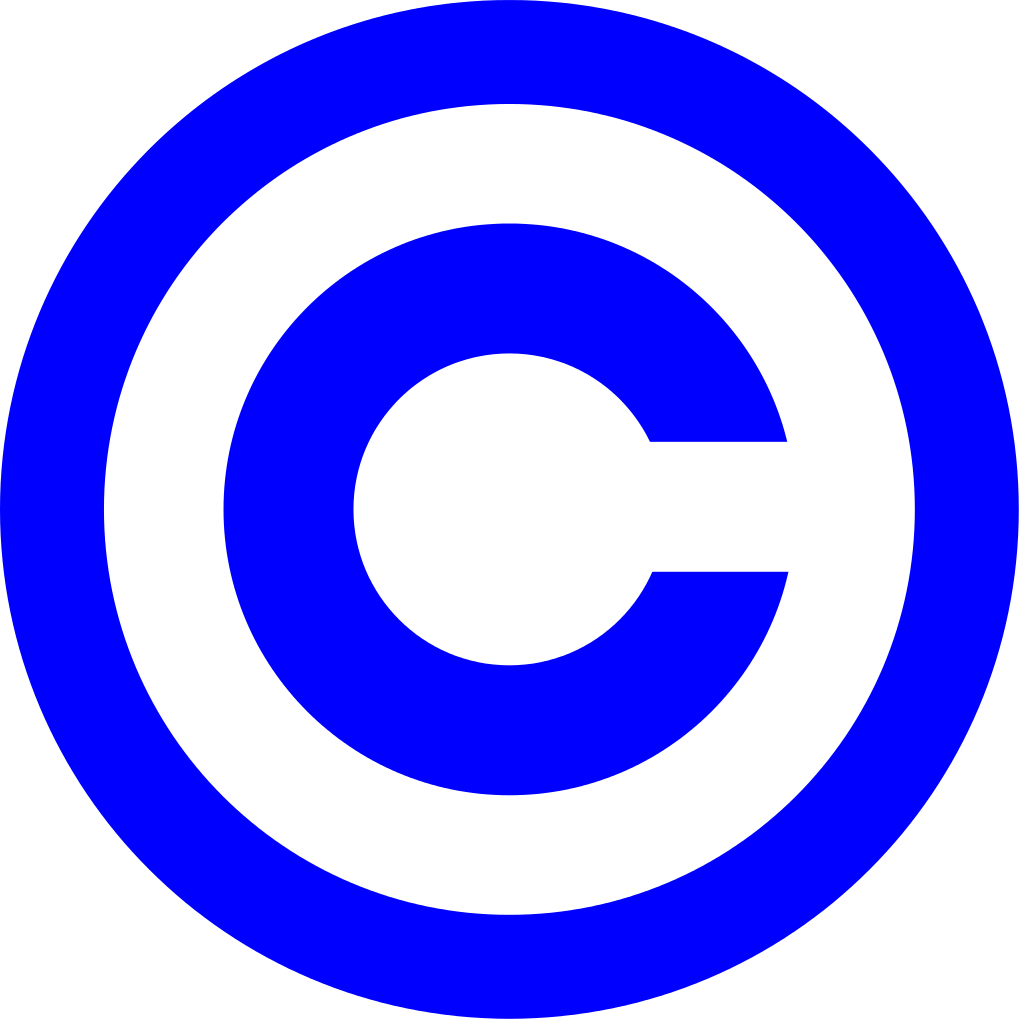 file blue copyright svg wikipedia #28778