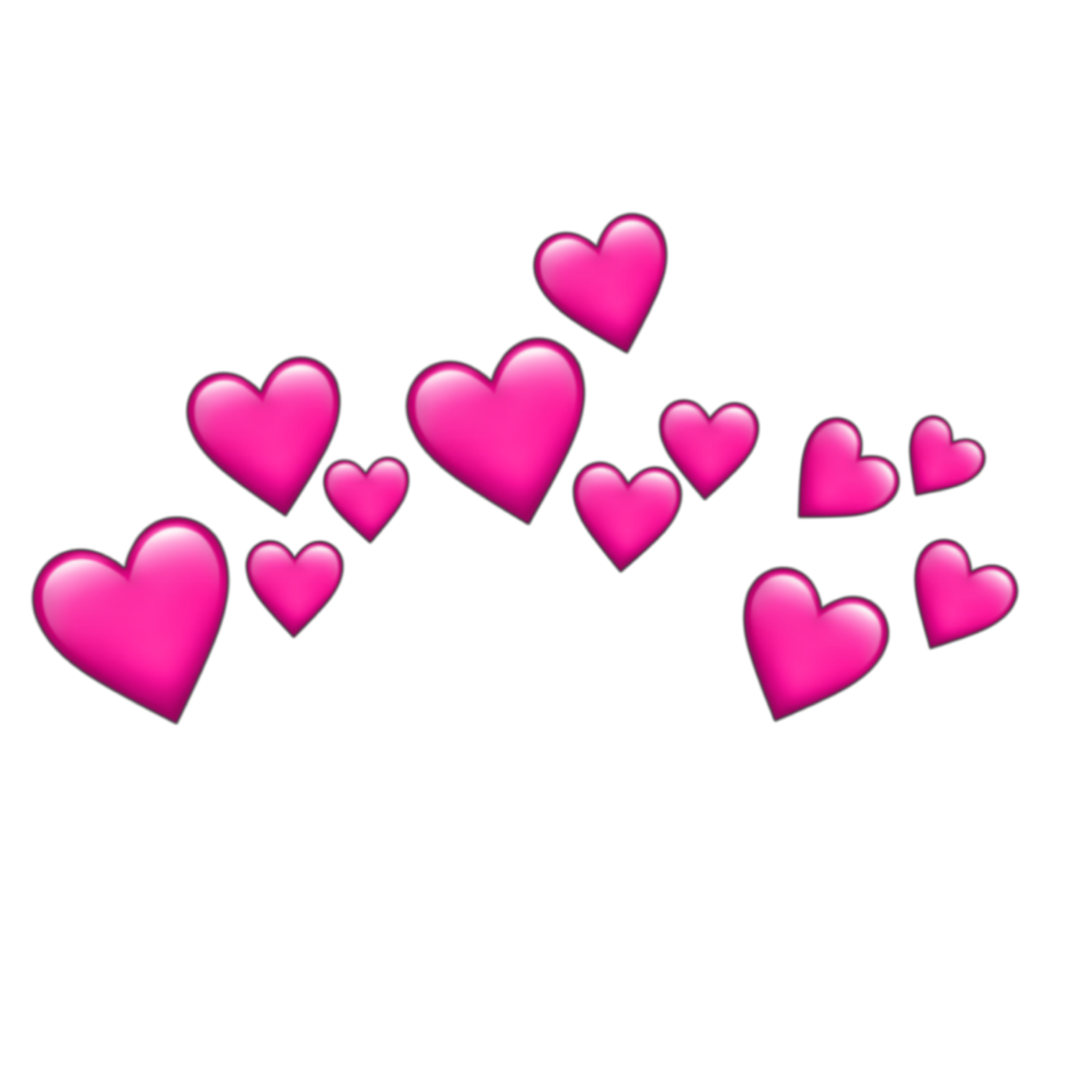coração emoji, coração, Ícone de corações rosa #40580