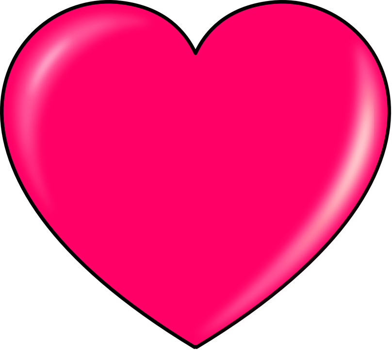 imagem cor-de-rosa gorda do coração download grátis #40571