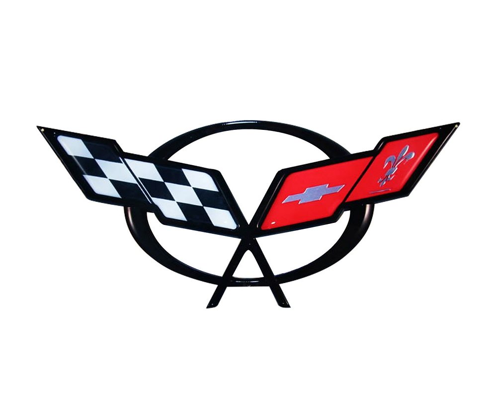 emblem metal sign corvette png logo #2878