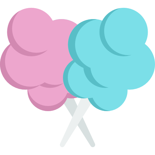 cotton candy food icons #35825