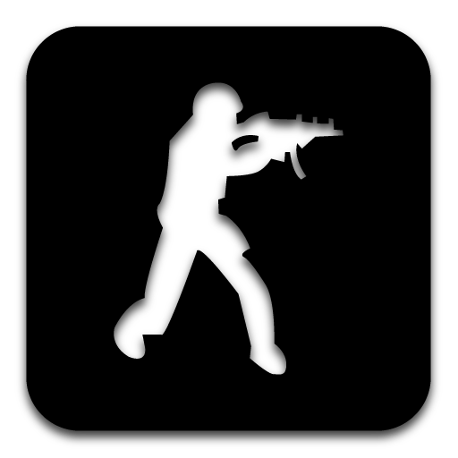 app counter strike black icons png logo #5214