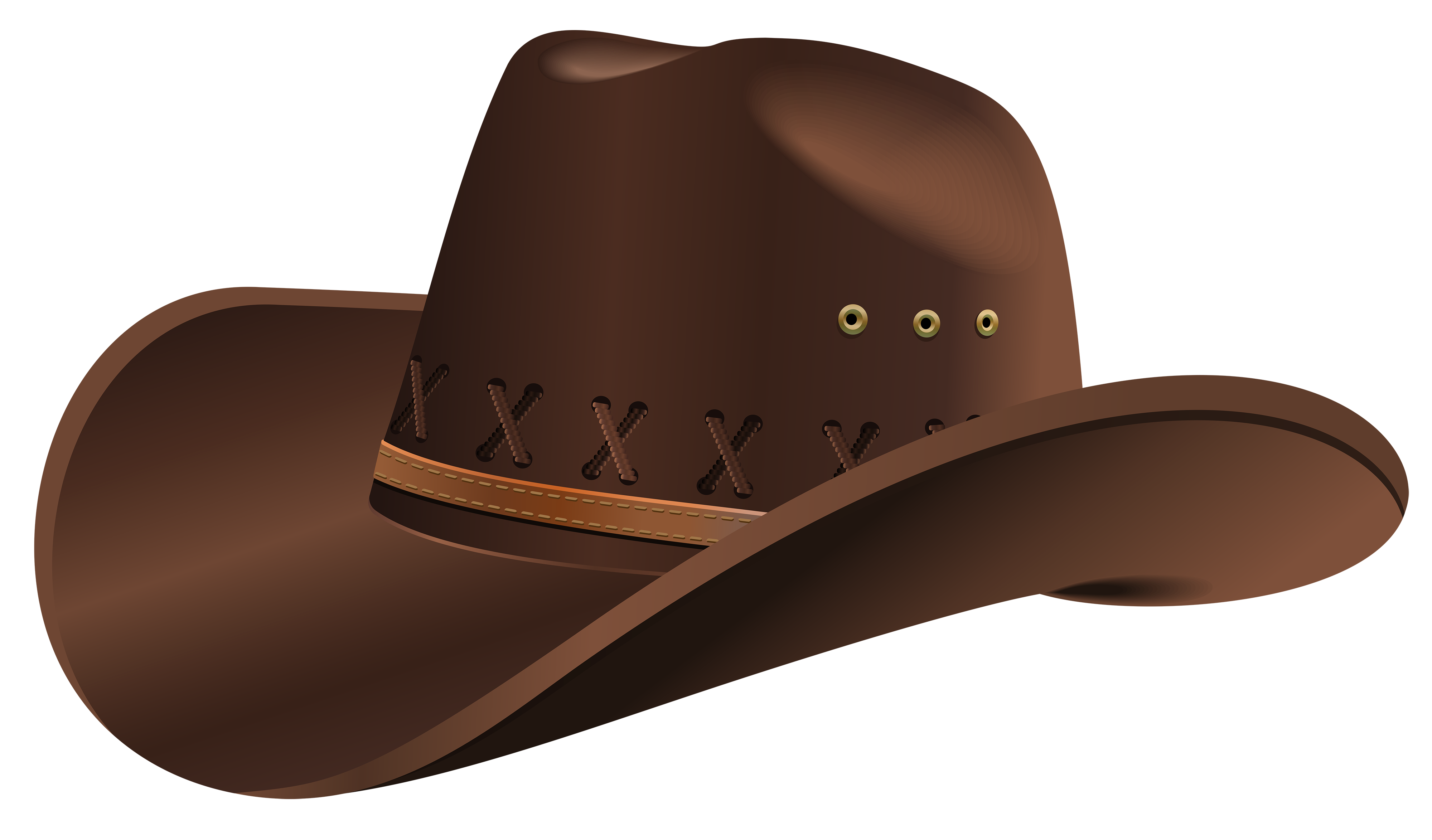 clipart cowboy hat brown transparent background #42009