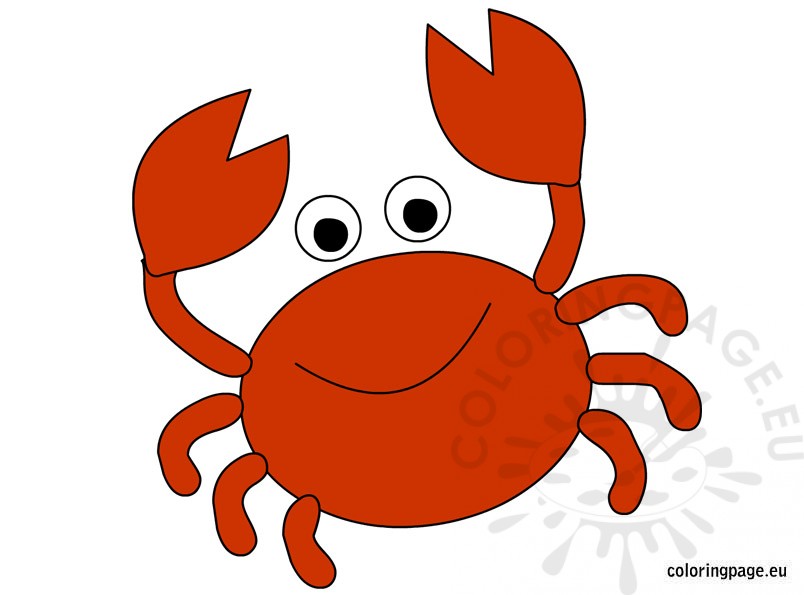 crab animal coloring page #34985