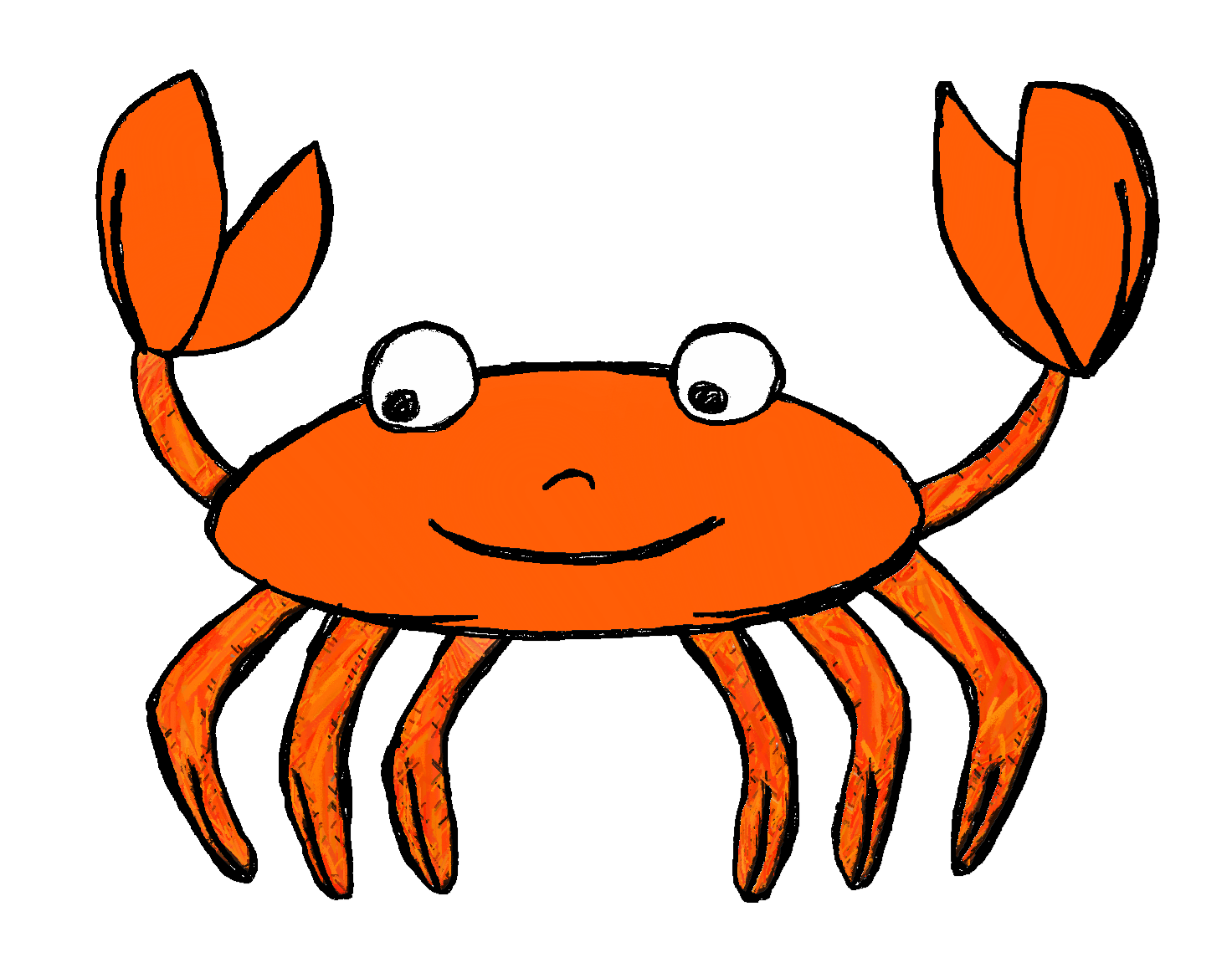 crab clip art cartoon clipart panda clipart images #34981