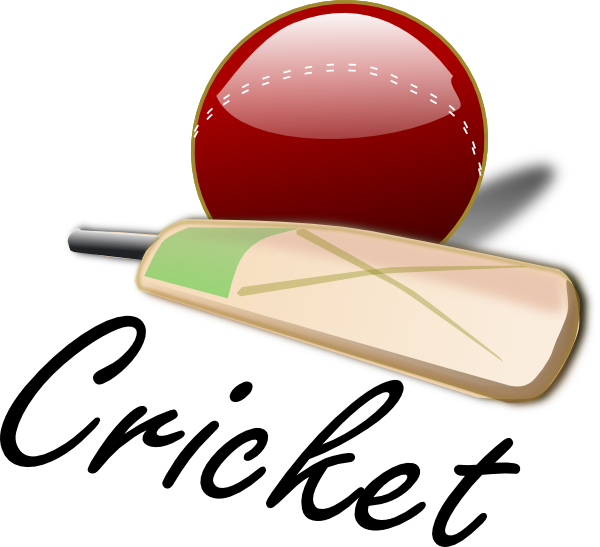 cricket logo red ball #7550