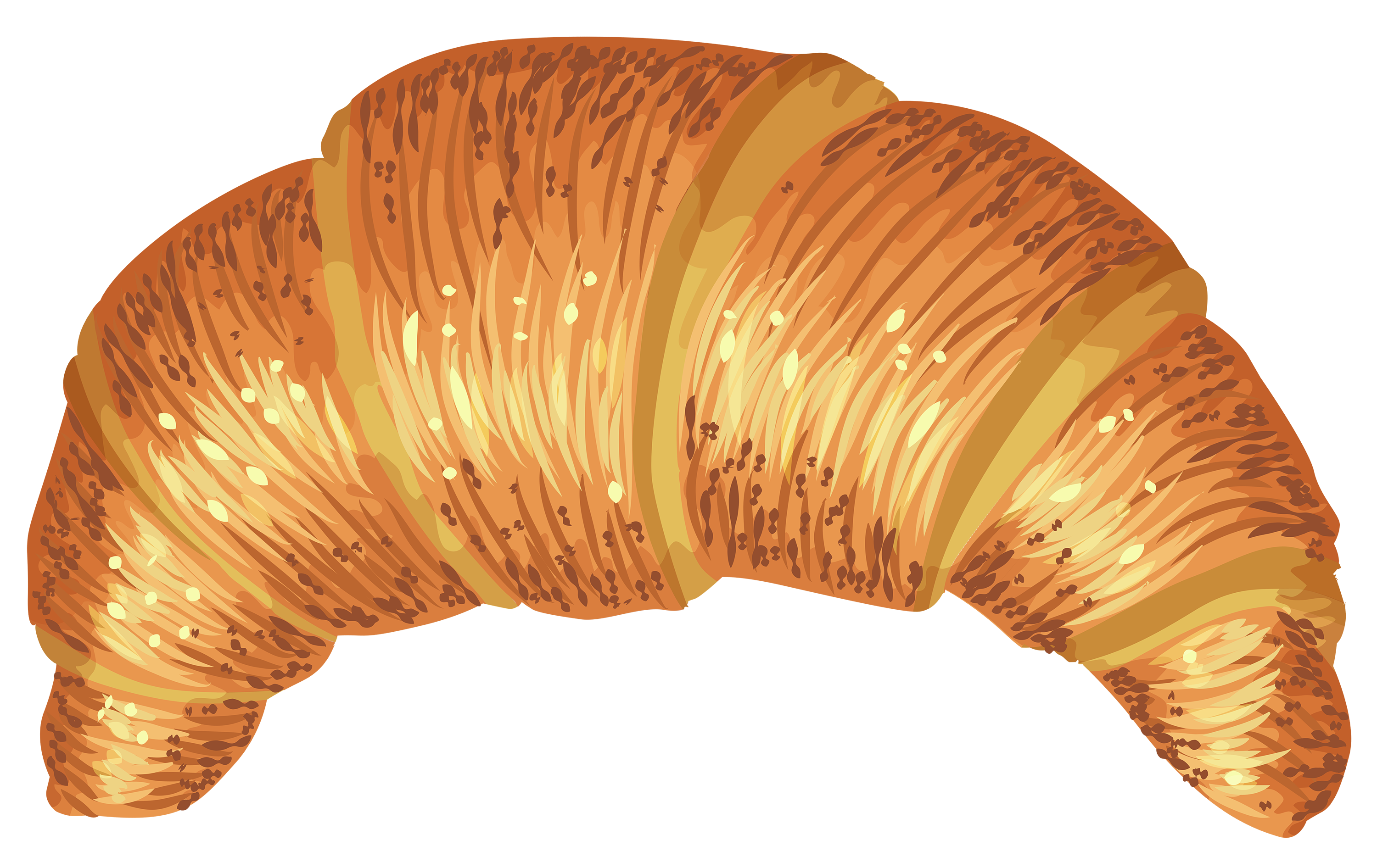 croissant vector clipart download #39705