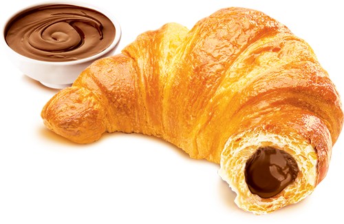 croissant with chocolate container #39717