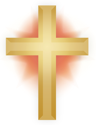 gold christian cross hd download png #12778