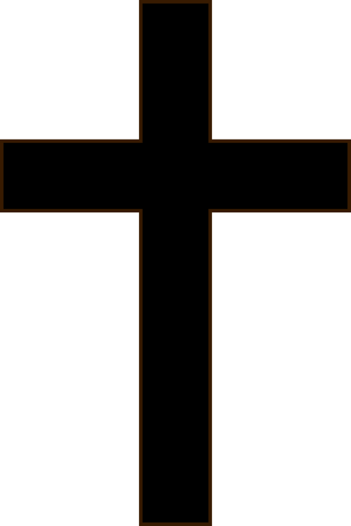 simple black cross clip art clkerm vector clip art #12798