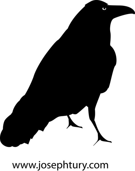 crow silhouette vector download #27607