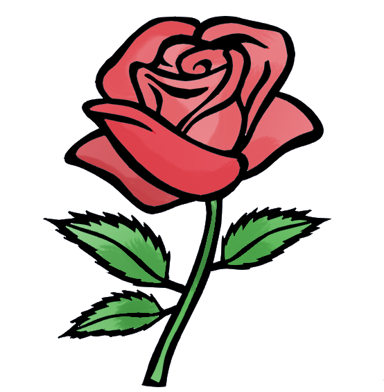 rose thorns rose flower animation flash clipart best #36096