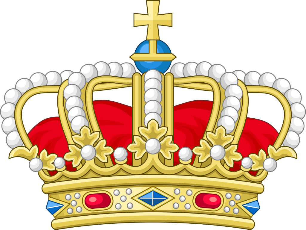 transparent royal crown belgium heraldic png image #10805