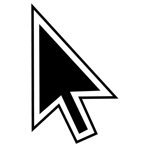 arrow cursor transparent png svg vector #12506