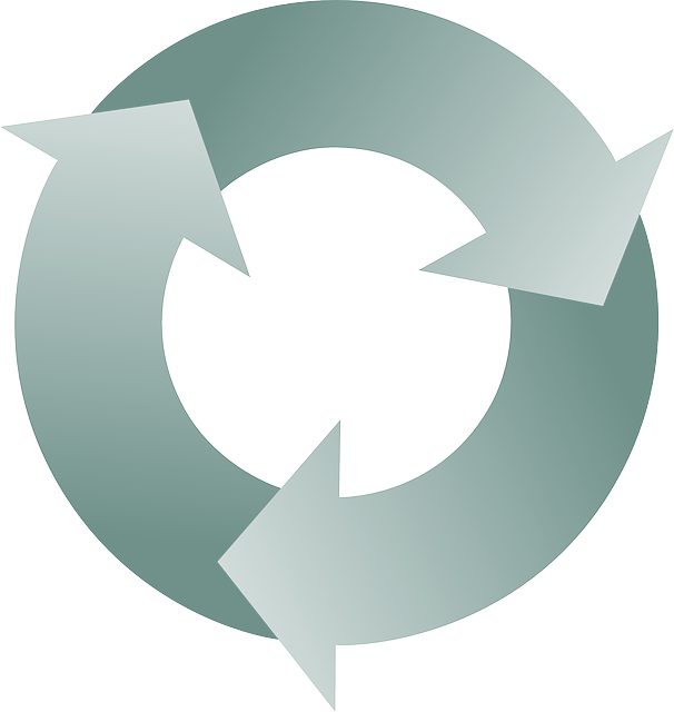 vector graphic cycle recycling recycle arrows #14863