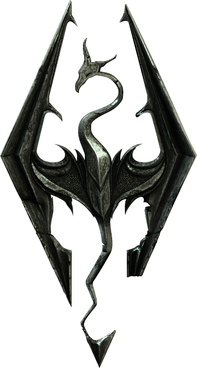 skyrim logo transparent png #4867