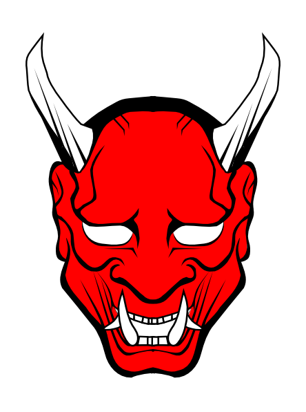 red devil face clip art clkerm vector clip art #35252