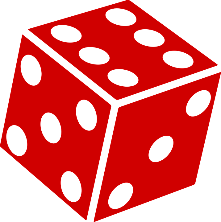 dice cube die vector graphic pixabay #30465