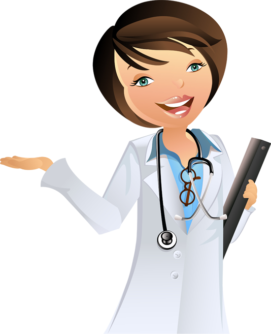 clipart female doctor