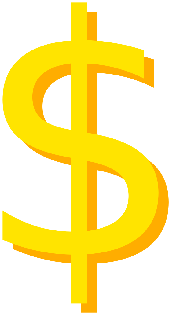 dollar sign, file dollar symbol gold svg wikimedia commons #16991