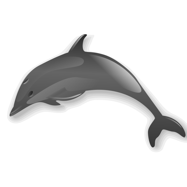 grey dolphin transparent png #22029