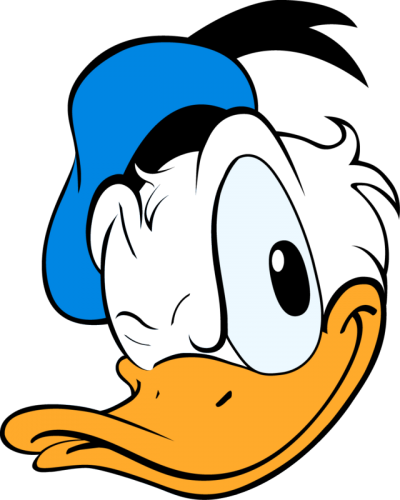 Donald Duck PNG transparent image download, size: 245x341px